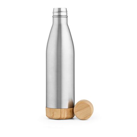 Congo Bottle rSS and Bamboo 780ml. Double wall and Leakproof Silver | No Branding | not available | not available | not available
