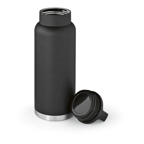 Zambezi 1000 Bottle rSS 1160ml. Double wall, Leakproof and Handle Solid black | No Branding | not available | not available | not available