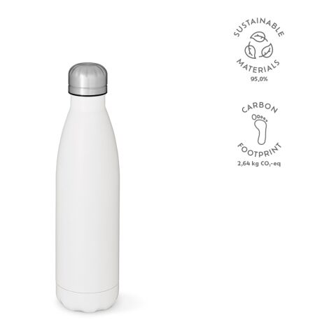 Mississippi 1100W Bottle Recycled Stainless Steel 1100 ml  White | Without Branding