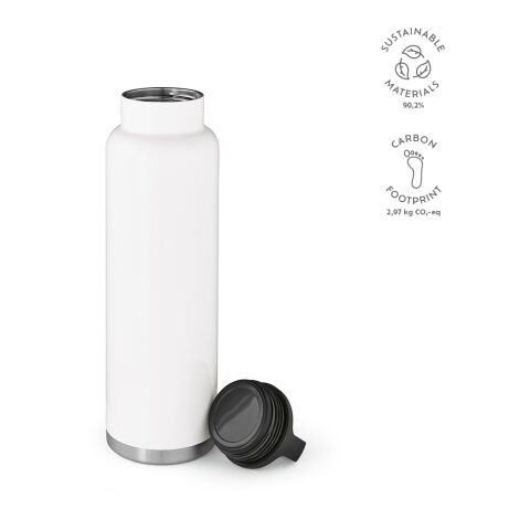 Zambezi 1500W Bottle Recycled Stainless Steel 1620 ml  White | Without Branding