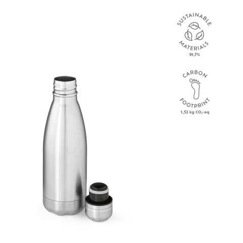 Mississippi 450P Bottle Recycled Stainless Steel 430 ml  Silver | Without Branding