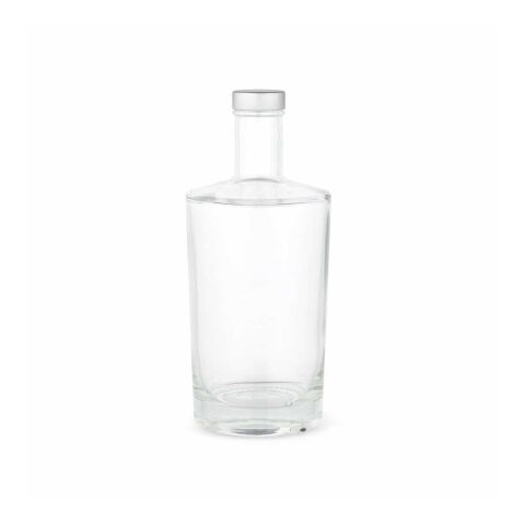Adige 750 Glass Bottle 780ml. Silver lid Transparent