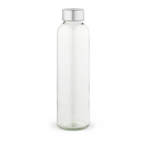 Lima Glass Bottle 530ml. Silver lid