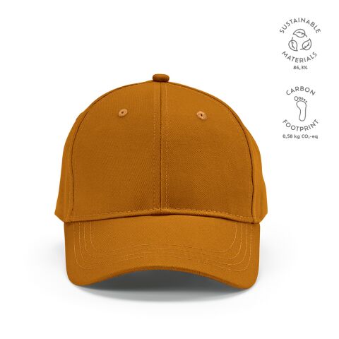 Darrell Cap Recycled Cotton 280 gsm brown | Without Branding