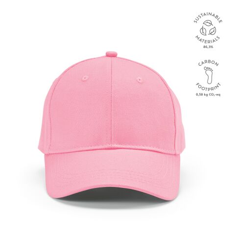 Darrell Cap Recycled Cotton 280 gsm Pink | Without Branding
