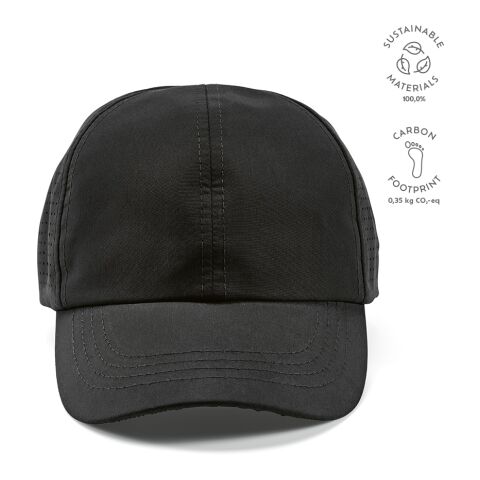 Amstrong Cap rPET 110 gsm  Black | Without Branding