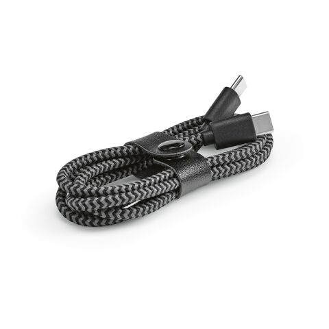 Koch Cable rPET. 1m USB-C to USB-C. Fast Charge Solid black | No Branding | not available | not available | not available