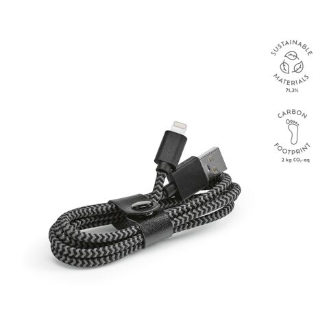 Bernoulli Cable rPET  Black | Without Branding