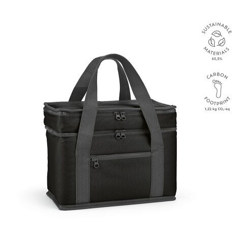 Florence L 10L Cooler rPET 600D Black | Without Branding