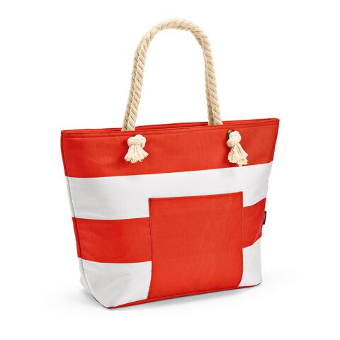 Athens Cooler 15L rPET. Pocket and recycled cotton handles Red | No Branding | not available | not available | not available