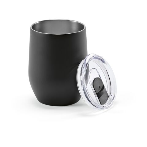 Tigris Travel Cup rSS 320ml. Double wall with lid Solid black | No Branding | not available | not available | not available