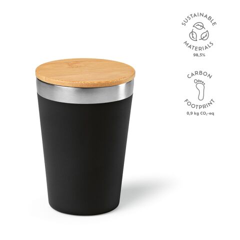 Don Travel Cup Recycled Stainless Steel 400 ml  Black | Without Branding
