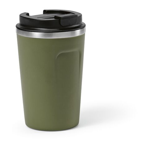 Limpopo Travel Cup rSS 490ml. Double wall and Leakproof Army green