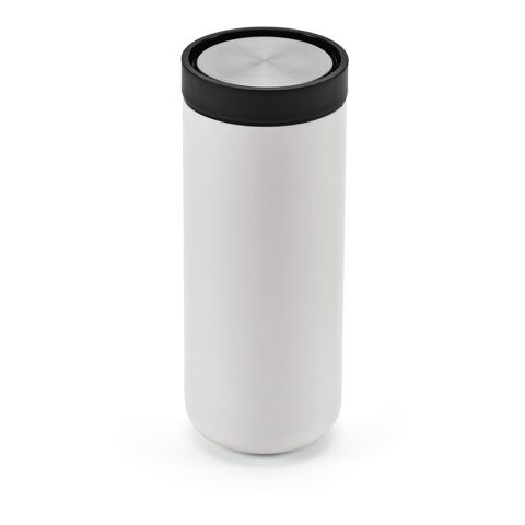 Senegal Travel Cup rSS 400ml. Double wall and 360º push lid White