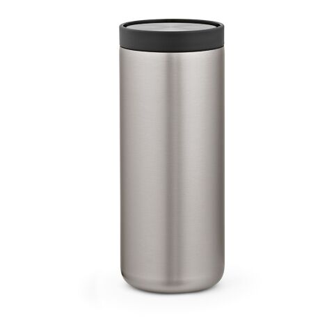 Rhine Travel Cup rSS 600ml. Double wall and 360º push lid Silver