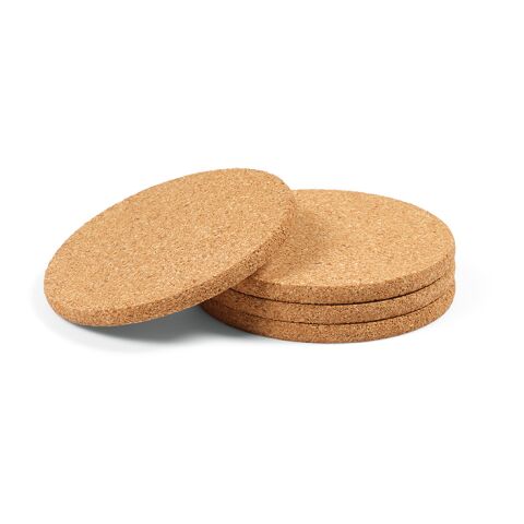 Modigliani Coasters Cork. Set of 4 Natural | No Branding | not available | not available | not available