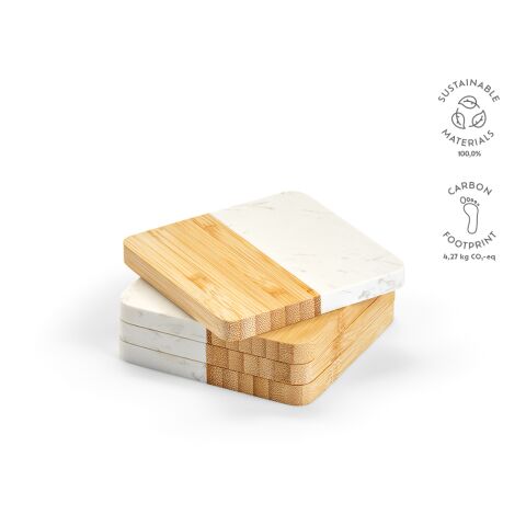 Kahlo Coasters Marble  Beige | Without Branding