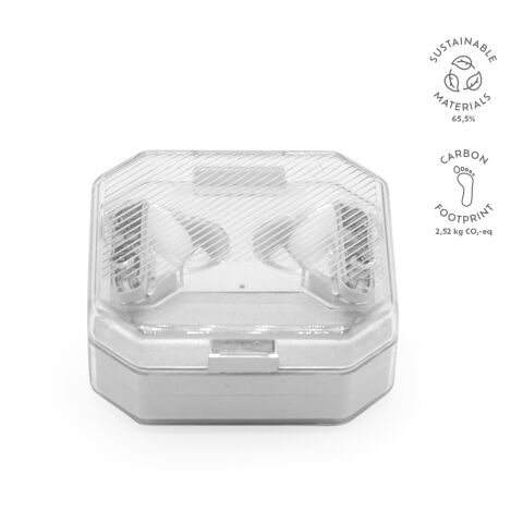 Ghostbuds Earbuds Recycled ABS 400 mAh  White | Without Branding | 400 mAh