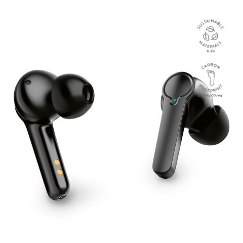 Chadwik Earbuds Recycled ABS 500 mAh Black | Without Branding | 500 mAh