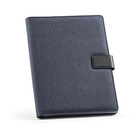 Tolstoy A4 Folder rPET. 64 FSC sheet notepad and rPU closure Royal blue | No Branding | not available | not available | not available