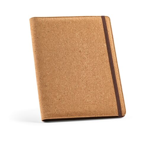 Kafka A4 Folder Cork. 64 FSC sheet notepad and elastic closure Natural | No Branding | not available | not available | not available