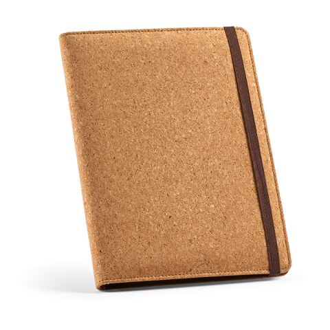 Kafka A5 Folder Cork. 64 FSC sheet notepad and elastic closure Natural | No Branding | not available | not available | not available