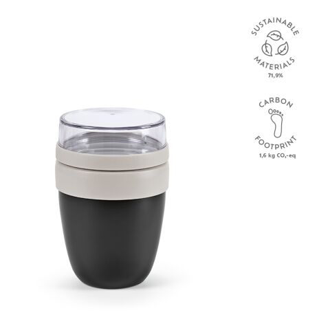 Rembrandt 800 Food Flask Recycled Stainless Steel 760 ml  Black | Without Branding | 760 ml