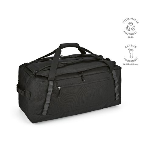 São Paulo XL Gym Bag rPET 600D 75L  Black | Without Branding