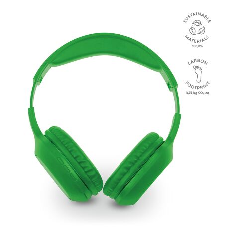 Galileo Headphones Recycled ABS 400 mAh Green | Without Branding | 400 mAh