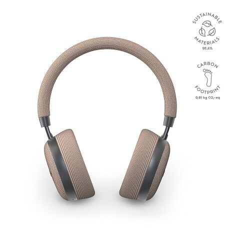 Bell Headphones Recycled ABS 500 mAh light brown | Without Branding | 500 mAh