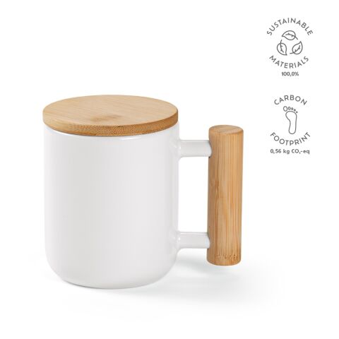 Douro Mug Ceramic 380 ml  White | Without Branding
