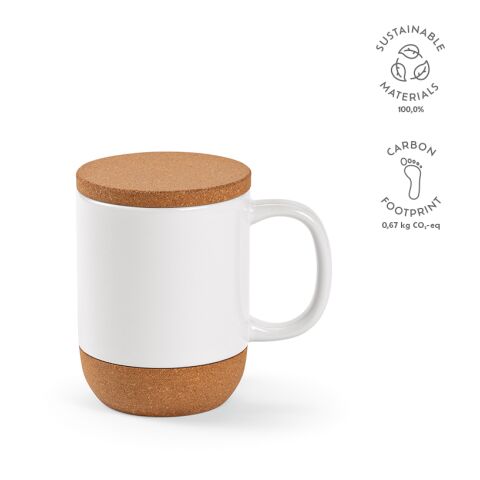 Ebro Mug Ceramic 430 ml White | Without Branding