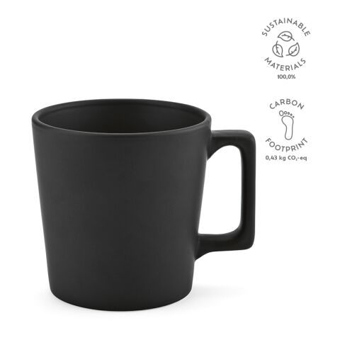 Thames 350 Mug Ceramic 360 ml  Black | Without Branding