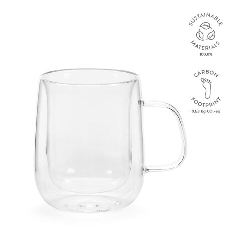 Elbe 450 Mug Borosilicate Glass 440 ml  Transparent | Without Branding