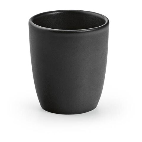 Amur ceramic espresso mug. 80ml. Matt finish. Made in Portugal Black