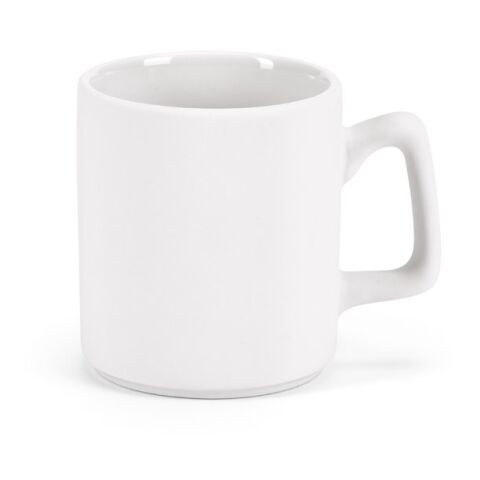 Mondego Ceramic Mug. 320ml. Sublimation. Matt Finish and Stackable White