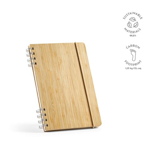 Dante Notebook A5 Bamboo 70 gsm  Beige | Without Branding | A5