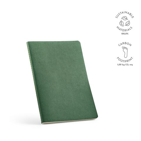 Bronte A5 Notebook Recycled Paper 70 gsm Dark green | Without Branding