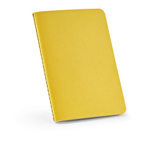 Bronte A6 Softcover Notebook rCardboard cover. FSC paper Dark yellow | No Branding | not available | not available | not available