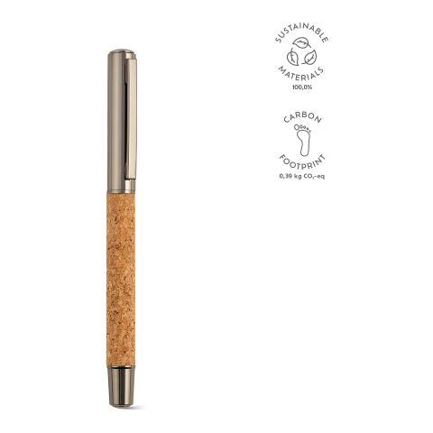 Faulkner Pen Recycled Stainless Steel Blue Grey | Without Branding | Blue