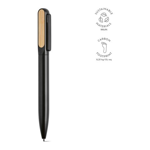 Plato Pen Recycled Aluminum Blue ink Black | Without Branding