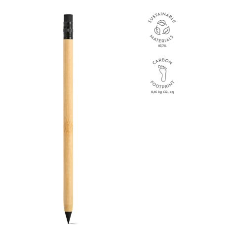 Kerouac Pen Bamboo Graphite  Beige | Without Branding | Graphite