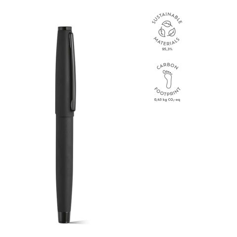 Dreiser Pen Recycled Stainless Steel Black Ink Black | Without Branding | Black