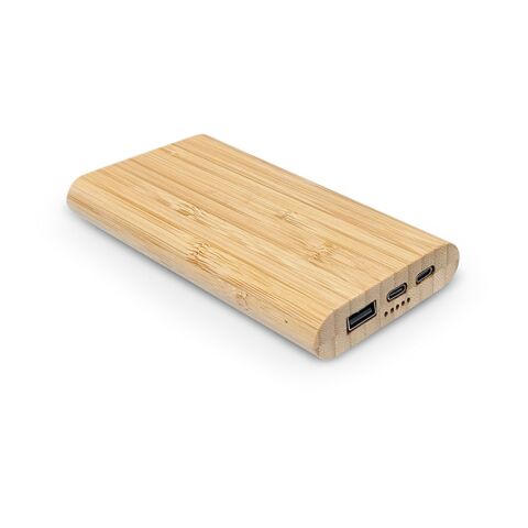 Pythagoras Powerbank Bamboo 10000 mAh. 15W Natural | No Branding | not available | not available | not available