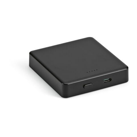 Mendel Powerbank rABS 5000 mAh. Magnetic charging Solid black | No Branding | not available | not available | not available