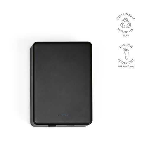 Hooke Powerbank Recycled ABS Battery 10 000 mAh Black | Without Branding | 10 000 mAh
