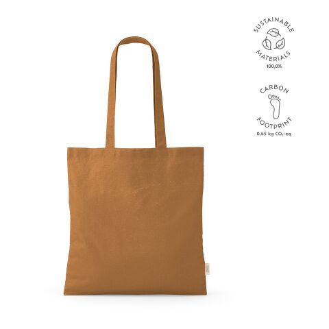 Everest Shopping Bag Recycled Cotton 140 gsm  brown | Without Branding
