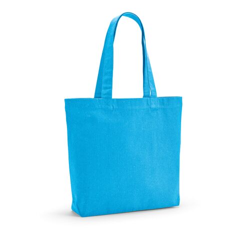 Aconcagua Shopping Bag rCotton 280gsm. 65cm handles and Gusset Light blue