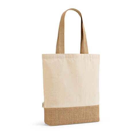 Puncak Shopping Bag rCotton 180gsm and Jute 275gsm Natural | No Branding | not available | not available | not available