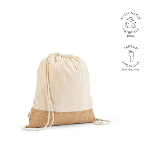 Denali Shopping Bag Recycled Cotton 180 gsm  Beige | Without Branding